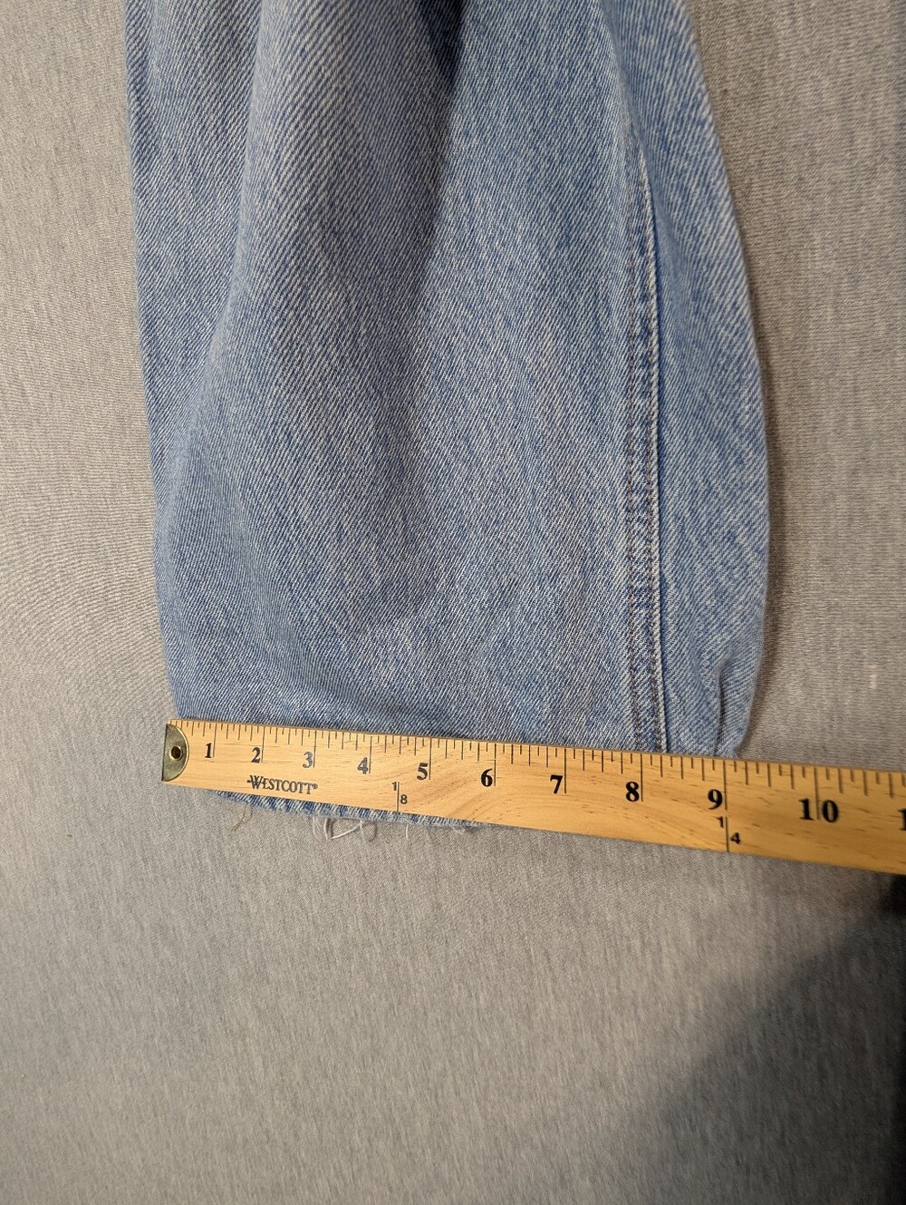 Garage Light Blue Wide Leg Jeans - Picture 14 of 14
